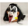 Image 1 : VINTAGE KISS FULL HEAD MASK ON MANNEQUIN HEAD