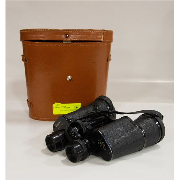 VINTAGE REXINA 7X50 BINOCULARS IN CASE