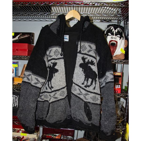 MOOSE WOOL JACKET MADE WITH 100%