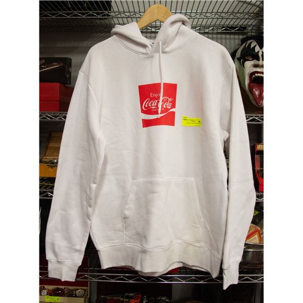 COCA-COLA LARGE WHITE HOODIE