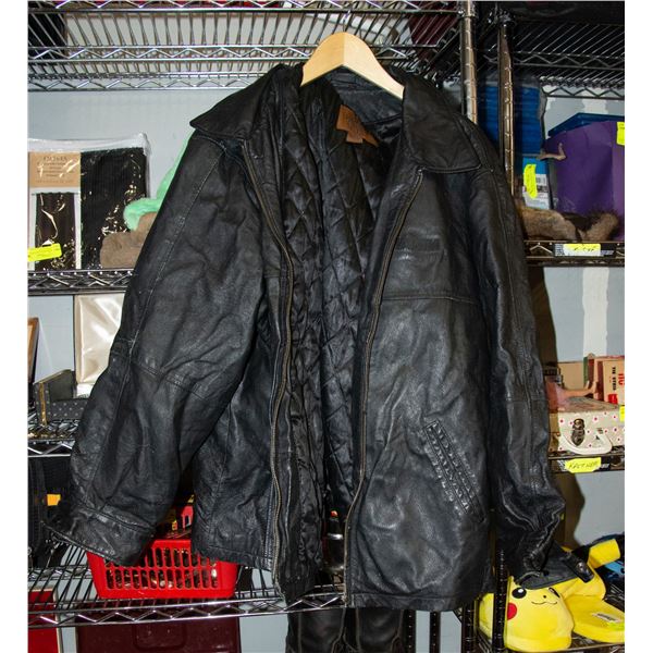 MENS GENUINE CANADA JACKET LEATHER