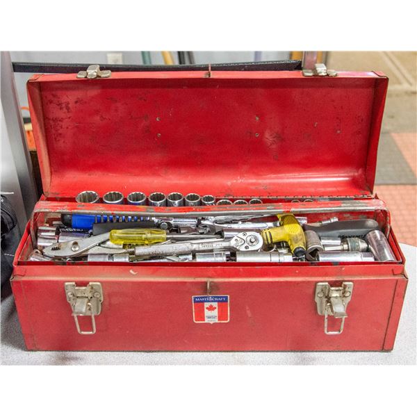 MASTER CRAFT TOOL BOX WITH TOOLS