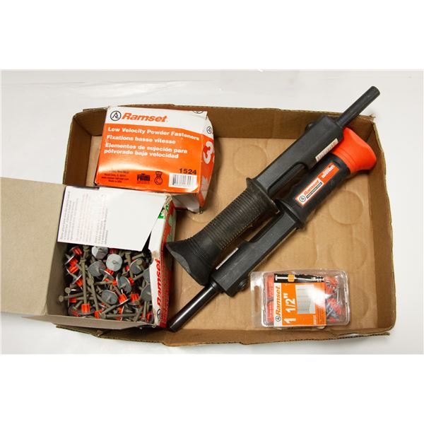 PAIR OF RAM SETS WITH NAILS