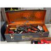 Image 1 : BLUE TOOL BOX WITH CONTENTS
