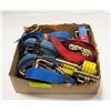 Image 1 : TRAY OF RATCHET STRAPS