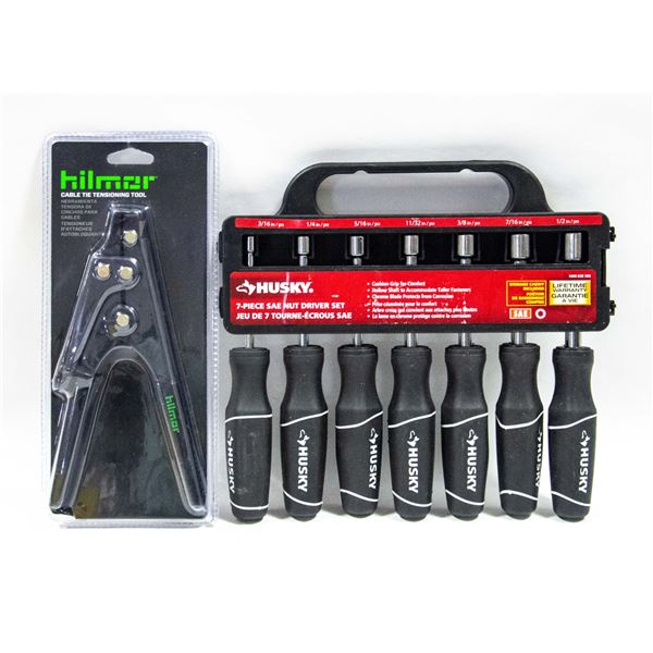 NEW ITEMS HUSKY NUT DRIVER SET 7 PC