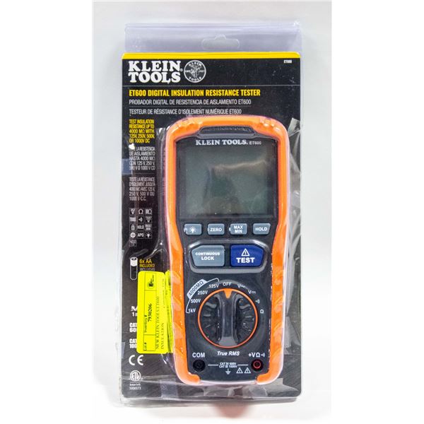 NEW KLEIN TOOLS ET600 INSULATION