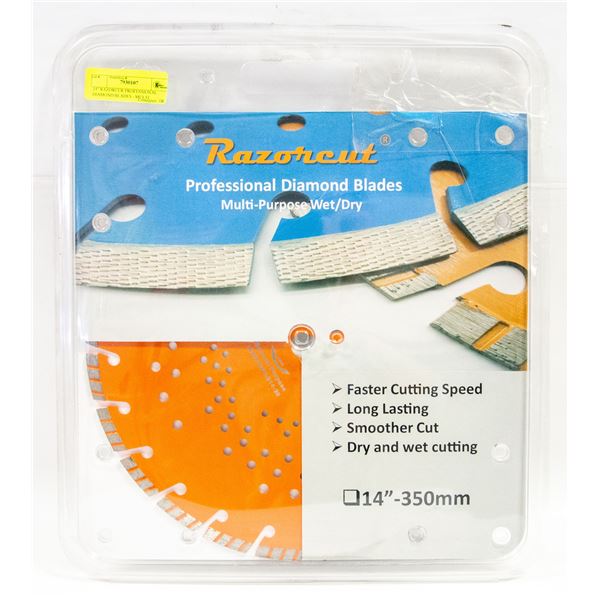 14" RAZORCUR PROFESSIONAL DIAMOND BLADES - MULTI