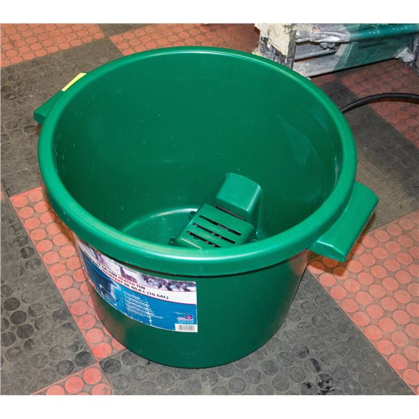 HEATED LIVESTOCK TUB 16 GALLON