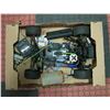 Image 1 : BOX W/ RC GAS CAR PARTS AND ACCESSORIES