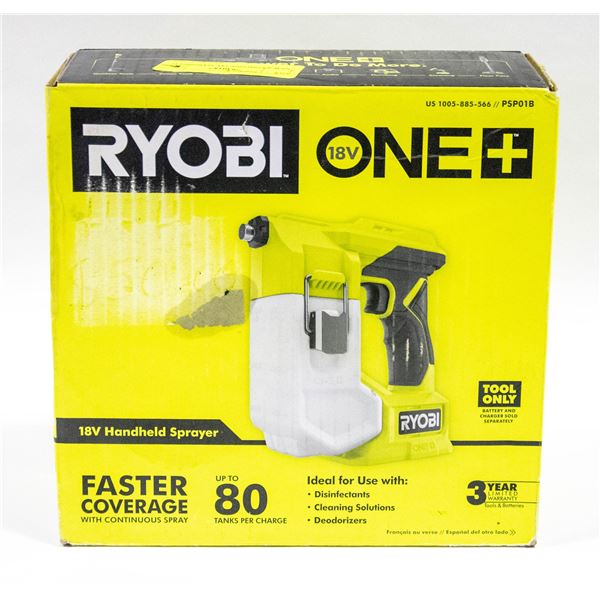 NEW RYOBI ONE 18V HANDHELD