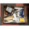 Image 1 : BOX OF NEW PAINTING SUPPLIES, TOOLS AND