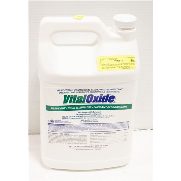 VITALOXIDE HEAVY DUTY ODOR ELIMINATOR CONCENTRATE