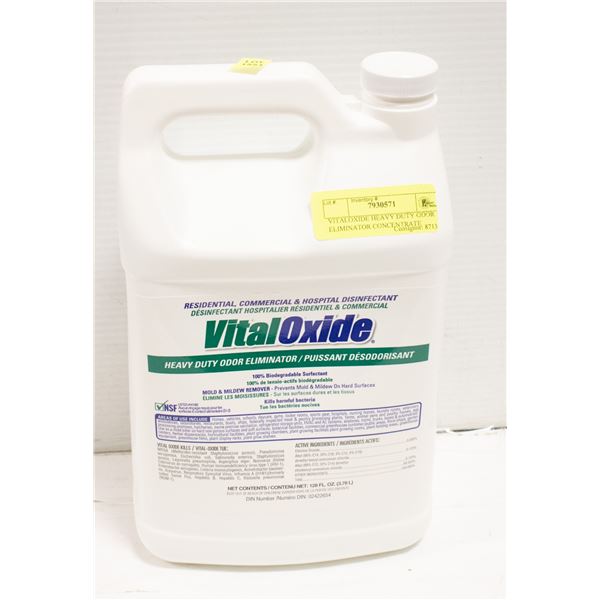 VITALOXIDE HEAVY DUTY ODOR ELIMINATOR CONCENTRATE