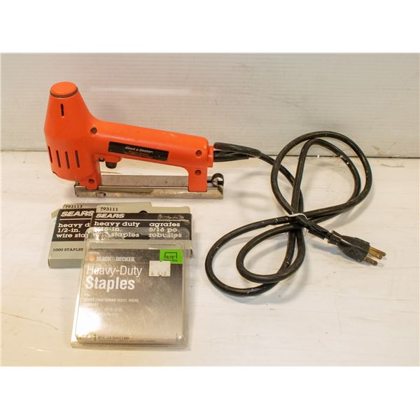 BLACK & DECKER ELECTRIC STAPLER