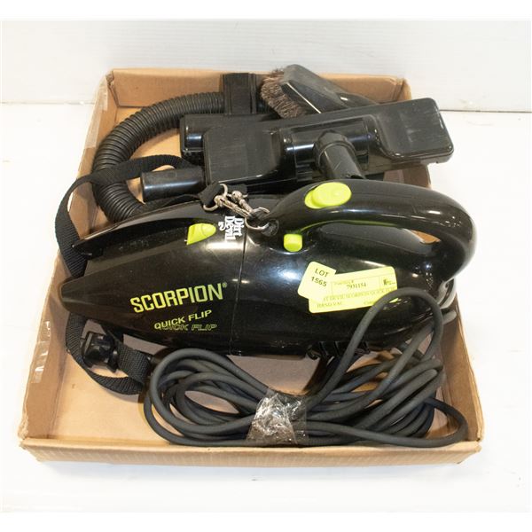 DIRT DEVIL SCORPION QUICK FLIP HAND VAC