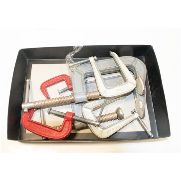 "C" CLAMPS- LOT OF 6