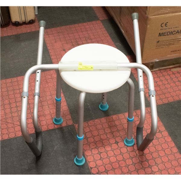 TOILET RAIL ASSIST & SHOWER STOOL