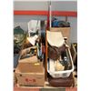 Image 1 : ESTATE PALLET OF TOOLS AND MISC HOUSEHOLD ITEMS
