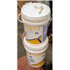 Image 1 : 2 20L TUBS OF FLEXTILE 43 THINSET MORTAR ADDITIVE