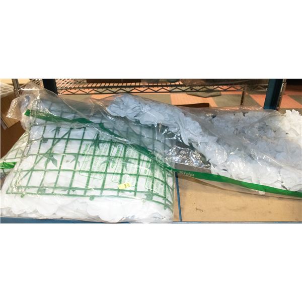 ARTIFICIAL WHITE ROSE WALL HANGING DECOR