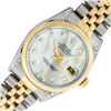 Image 2 : Rolex Men's Two Tone MOP Diamond Datejust Wristwatch