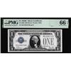 Image 1 : 1928B $1 Funnyback Silver Certificate Note Fr.1602 PMG Gem Uncirculated 66EPQ