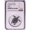 Image 1 : 2015 Niue $5 Hawksbill Turtle 2oz Silver Coin NGC MS69