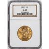 Image 1 : 1901-S $10 Liberty Head Eagle Gold Coin NGC MS62