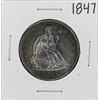 Image 1 : 1847 Seated Liberty Half Dollar Coin