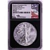 Image 1 : 2020(P) Philadelphia $1 American Silver Eagle Coin NGC MS70 Mercanti Signed FDOI