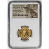 Image 1 : Byzantine Empire 582-602 AD Maur. Tiberius AV Solidus Ancient Gold Coin NGC MS