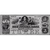 Image 1 : 1800's $3 The Sussex Bank Newton, New Jersey Obsolete Currency Note