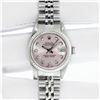 Image 3 : Rolex Ladies Stainless Steel Diamond Oyster Perpetual Datejust Wristwatch Rolex Box
