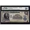 Image 1 : 1902PB $20 Peoples NB of Washington, PA CH# 9901 National Currency Note PCGS VF20