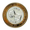 Image 1 : .999 Silver Gambler Reno, Nevada $10 Casino Limited Edition Gaming Token