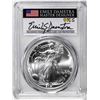 Image 1 : 2021 Type 2 $1 American Silver Eagle Coin PCGS MS70 Damstra Signature First Strike