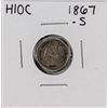 Image 1 : 1867-S Seated Liberty Half Dime Coin