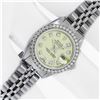 Image 3 : Rolex Ladies Stainless Steel Yellow Diamond Datejust Wristwatch