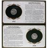 Image 3 : Lot of 1907-D Barber & 1946 Waking Liberty Half Dollar Coins and Stamp Panels