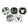 Image 6 : 2011 $1 American Silver Eagle 25th Anniversary (5) Coin Set w/ Box & COA