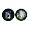 Image 1 : 2013 Cook Island $5 Proof PGA Tour Silver Coin in Gold Ball Display with Box & COA