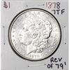 Image 1 : 1878 7TF Rev of 79' $1 Morgan Silver Dollar Coin