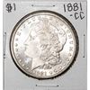 Image 1 : 1881-CC $1 Morgan Silver Dollar Coin