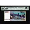 Image 1 : 2017 Djibouti Central Bank 40 Francs Note Pick# 46a PMG Superb Gem Uncirculated 68EPQ