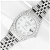 Image 3 : Rolex Ladies Stainless Steel White Diamond Datejust Wristwatch