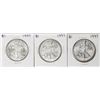 Image 1 : Lot of (3) 1997 $1 American Silver Eagle Coins