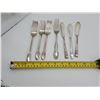 Image 1 : 6 Matching Dinner Forks with an Assortment of Other Cutlery( Silver Plated)