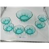 Image 1 : Teal Blue Dessert Bowl & Serving Bowls