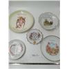 Image 1 : Decorative Plates with Commerative Messaging (x5)